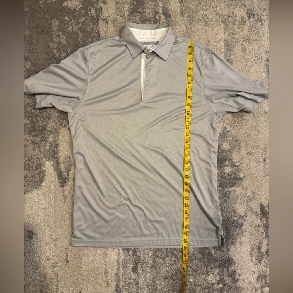 Men's Gray Greg Norman Polo Shirt